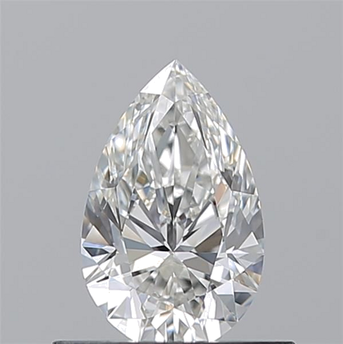 0.53 carat G-VVS2 Natūralus Pear Deimantas (1)