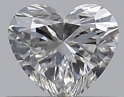0.36 carat E-VVS1 Natūralus Heart Deimantas (1)