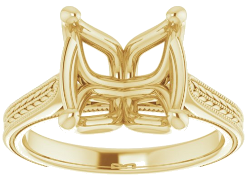 Sužadėtuvių Žiedas „Solitaire“ 14k yellow gold Oval 12mm x 10mm (3)