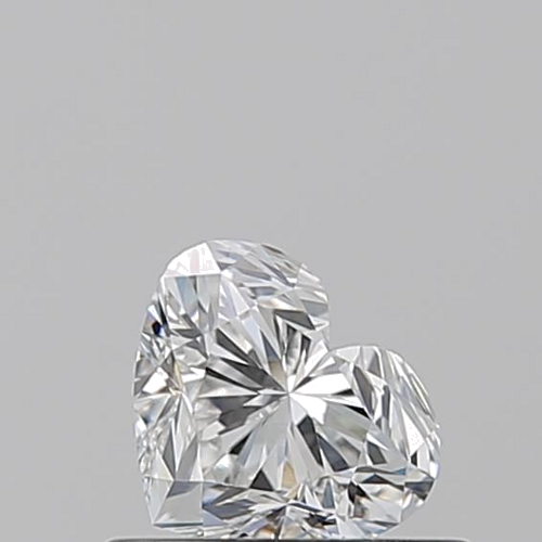 0.52 carat F-VS1 Natūralus Heart Deimantas (1)