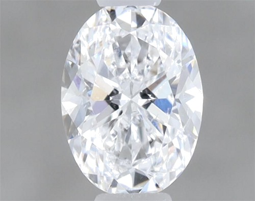0.46 carat D-SI2 Natūralus Oval Deimantas (1)