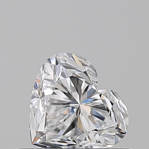 0.51 carat E-VVS2 Natūralus Heart Deimantas (1)