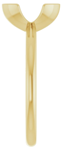 Sužadėtuvių Žiedas „Half-Bezel“ 14k yellow gold Oval 9mm x 7mm (4)