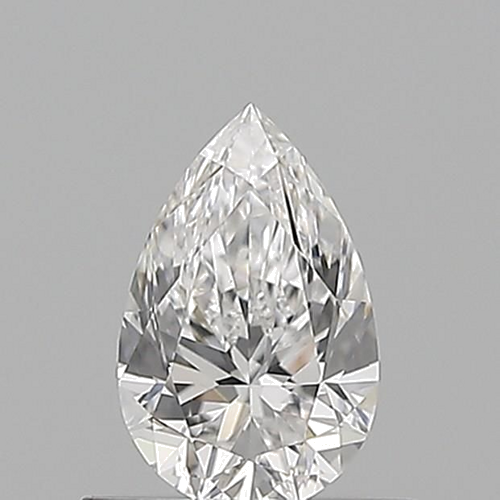 0.5 carat D-VS1 Natūralus Pear Deimantas (1)