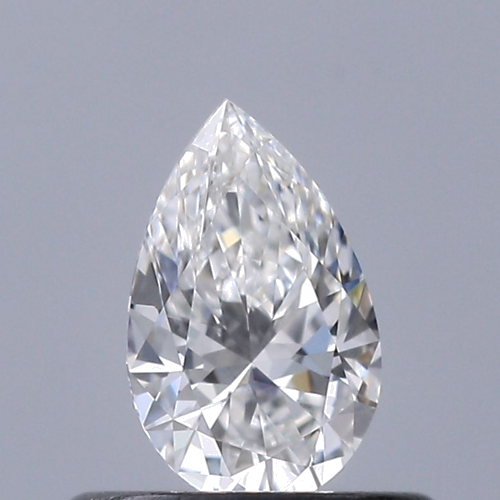 0.33 carat E-VVS2 Natūralus Pear Deimantas (1)