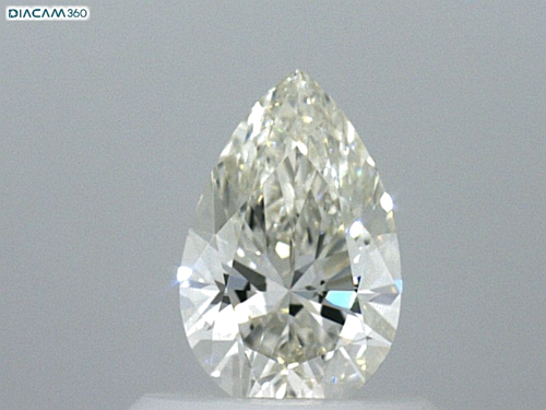 0.53 carat J-IF Natūralus Pear Deimantas (1)