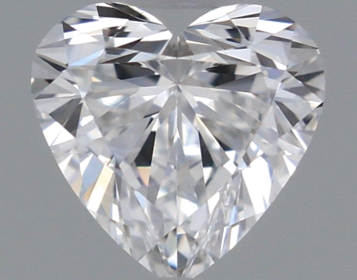 0.43 carat D-VVS1 Natūralus Heart Deimantas (1)