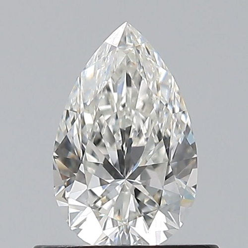 0.57 carat G-VVS1 Natūralus Pear Deimantas (1)
