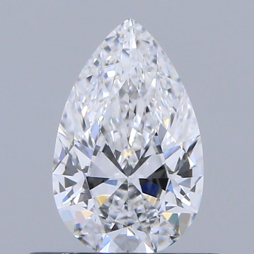 0.45 carat D-VS2 Natūralus Pear Deimantas (1)