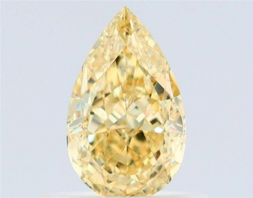 0.57 carat Yellow-VS2 Natūralus Pear Deimantas (1)