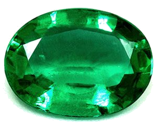 0.96 carat GREEN Oval Smaragdas (1)