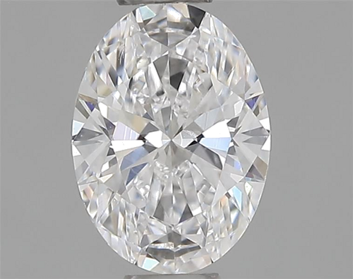 0.45 carat D-VS1 Natūralus Oval Deimantas (1)