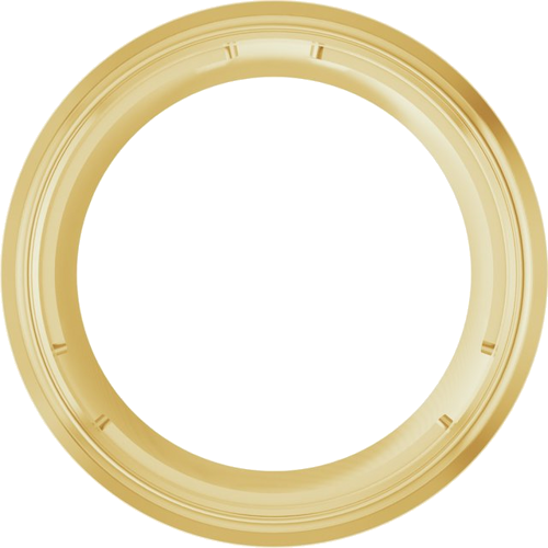 14K Yellow 10 mm Round Slide Pendant Mounting (1)