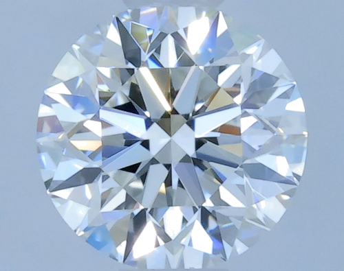 0.43 carat F-VVS1 Excellent cut Natūralus Round Deimantas (1)