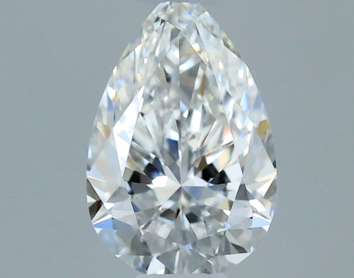 0.31 carat F-VVS1 Natūralus Pear Deimantas (1)