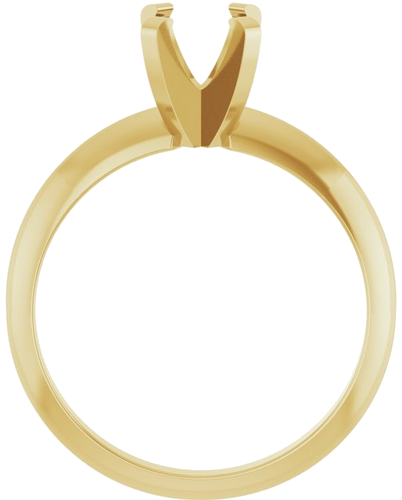 Sužadėtuvių Žiedas „Solitaire“ 585 Geltonojo Aukso Oval 7mm x 5mm (2)