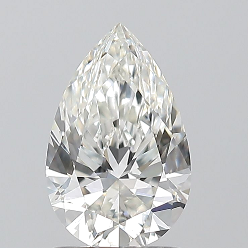 1.2 carat H-VS1 Natūralus Pear Deimantas (1)