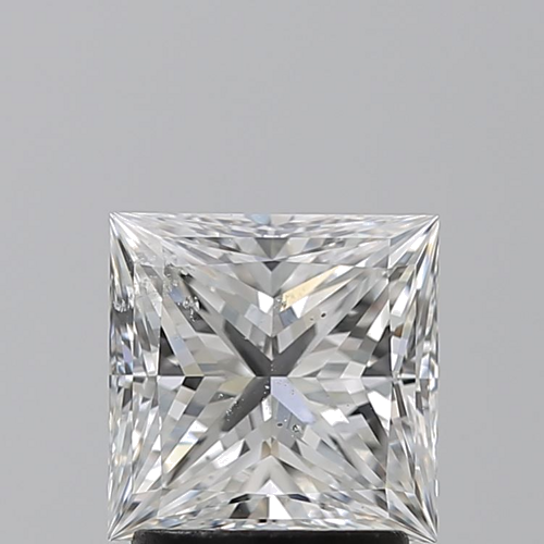 2.01 carat F-SI2 Natūralus Princess Deimantas (1)