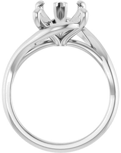 Sužadėtuvių Žiedas „Bypass“ 925 Sidabro Pear 15mm x 10mm (2)