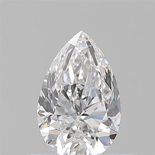 0.5 carat E-VVS1 Natūralus Pear Deimantas (1)