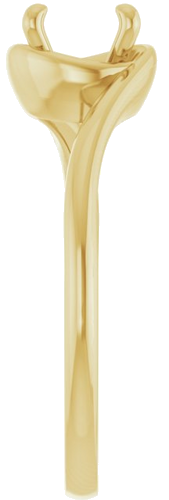 Sužadėtuvių Žiedas „Solitaire“ 585 Geltonojo Aukso Round 6.5mm (4)