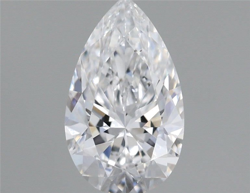 0.7 carat D-VS2 Natūralus Pear Deimantas (1)