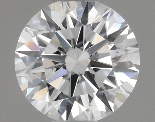 0.38 carat F-SI1 Excellent cut Natūralus Round Deimantas (1)