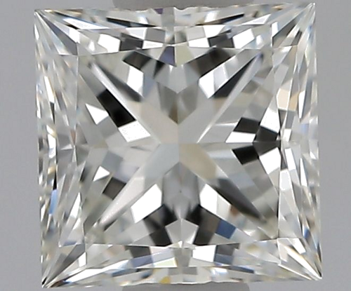 1.01 carat H-VVS2 Natūralus Princess Deimantas (1)