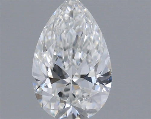 0.45 carat F-VVS1 Natūralus Pear Deimantas (1)