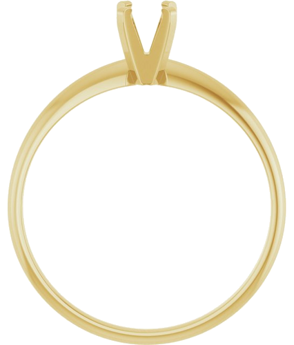 Sužadėtuvių Žiedas „Solitaire“ 585 Geltonojo Aukso Round 4.1mm (2)