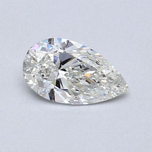0.4 carat H-SI1 Natūralus Pear Deimantas (1)