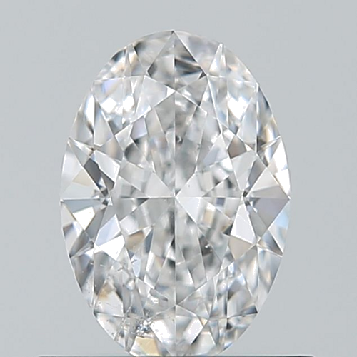 0.6 carat D-SI2 Natūralus Oval Deimantas (1)