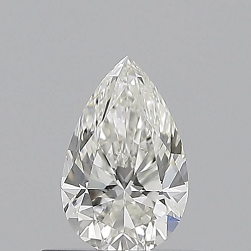 0.51 carat H-VVS1 Natūralus Pear Deimantas (1)