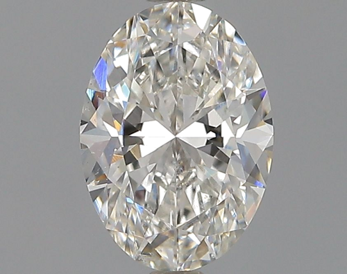 0.72 carat H-SI1 Natūralus Oval Deimantas (1)