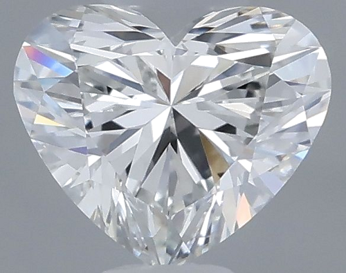 0.5 carat G-VVS2 Natūralus Heart Deimantas (1)