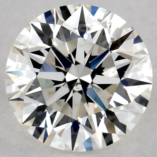 0.56 carat I-SI1 Excellent cut Natūralus Round Deimantas (1)