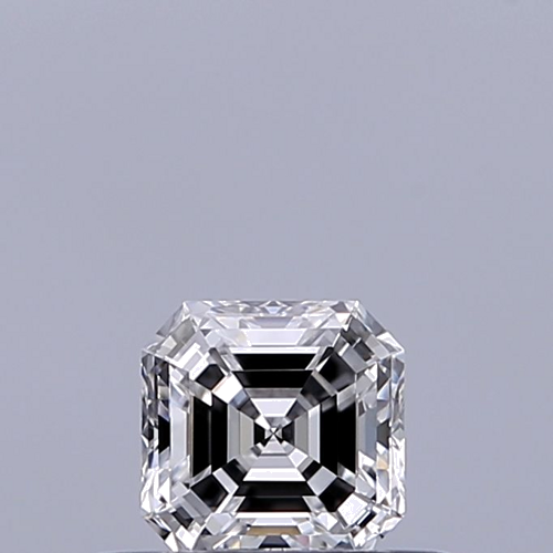 0.3 carat D-VVS1 Natūralus Asscher Deimantas (1)