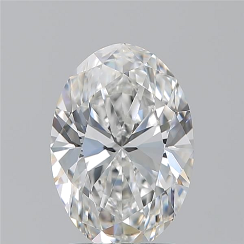 1.7 carat F-VVS1 Natūralus Oval Deimantas (1)