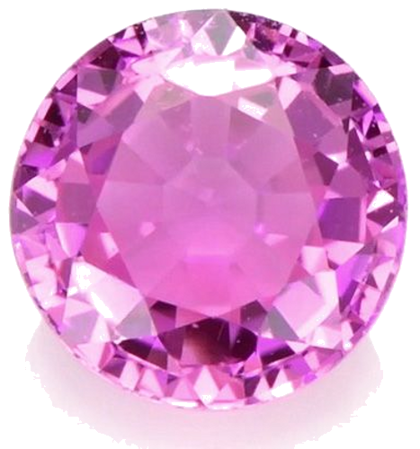 0.66 carat PINK Round Safyras (1)