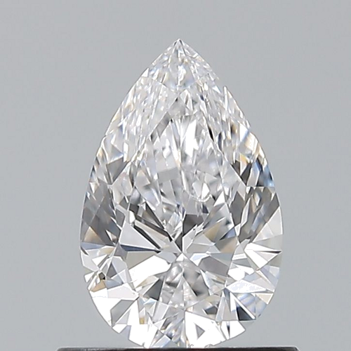 0.7 carat D-VS2 Natūralus Pear Deimantas (1)