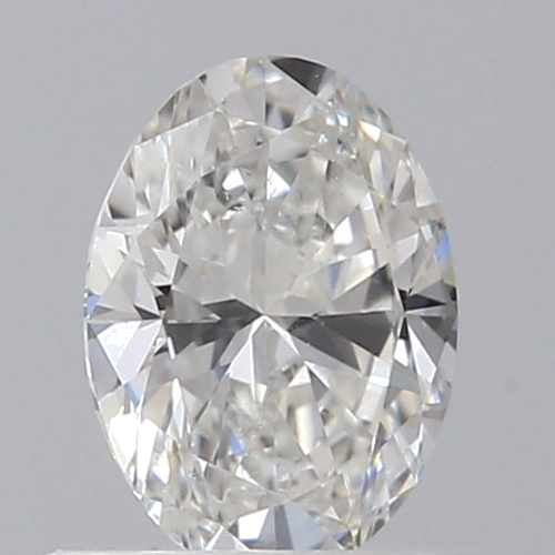 0.52 carat F-SI1 Natūralus Oval Deimantas (1)
