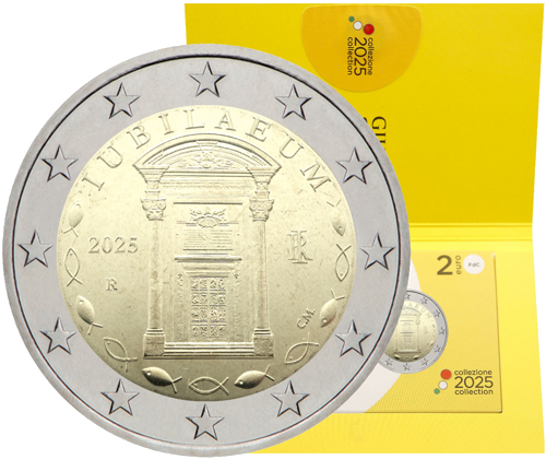 2025 Itālija Jubileja 2 eiro BU monēta (1)