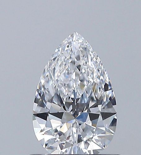 0.6 carat D-VS1 Natūralus Pear Deimantas (1)