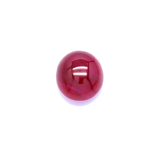 2.65 carat RED CABOCHON cut Oval Rubinas (1)