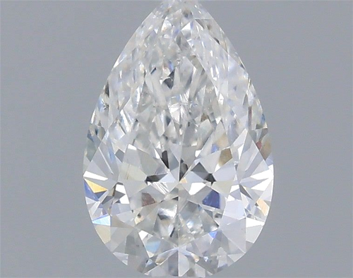 0.53 carat D-SI1 Natūralus Pear Deimantas (1)