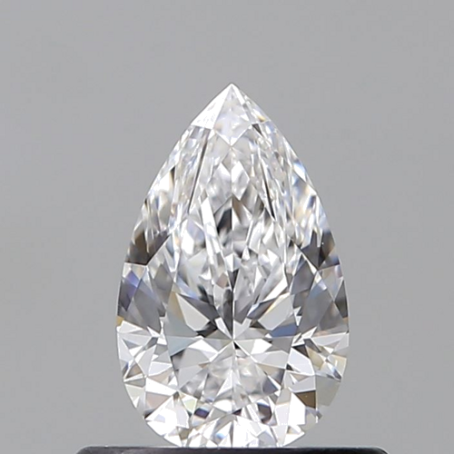 0.51 carat D-VVS2 Natūralus Pear Deimantas (1)