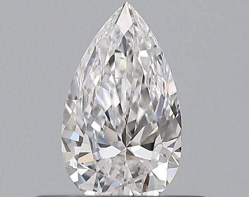0.3 carat D-VS2 Natūralus Pear Deimantas (1)