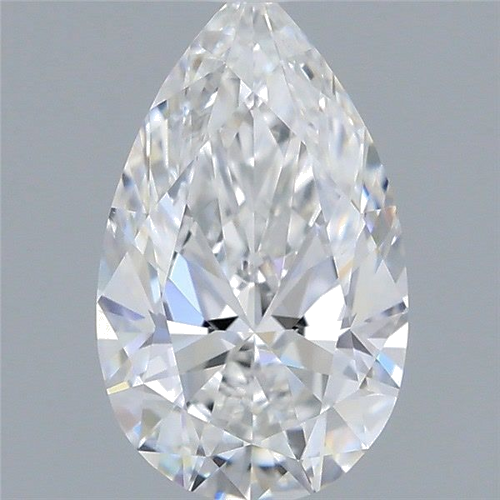 0.61 carat E-VVS2 Natūralus Pear Deimantas (1)