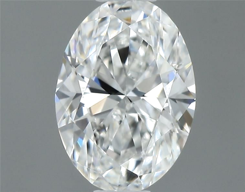 0.4 carat F-VVS1 Natūralus Oval Deimantas (1)