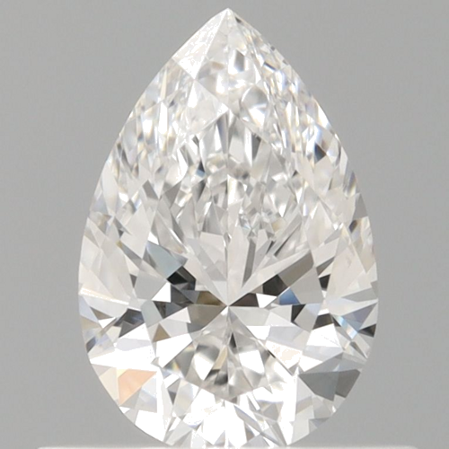 0.54 carat E-VVS1 Natūralus Pear Deimantas (1)